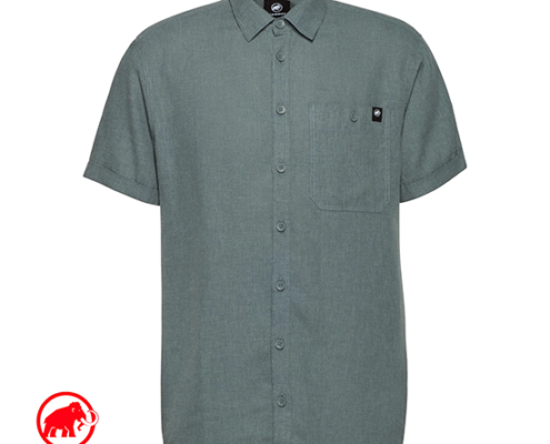 MAMMUT-1015-01580-ALVRA SUMMER SHIRT MEN-CHEMISE MANCHES COURTES-HOMME-00789 STRATA-GRIS