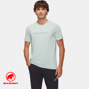 MAMMUT-1017-05050-SELUN FL TEE SHIRT MEN LOGO-TEE SHIRT ANTI UV-HOMME-1288 SILVER SAGE-VERT