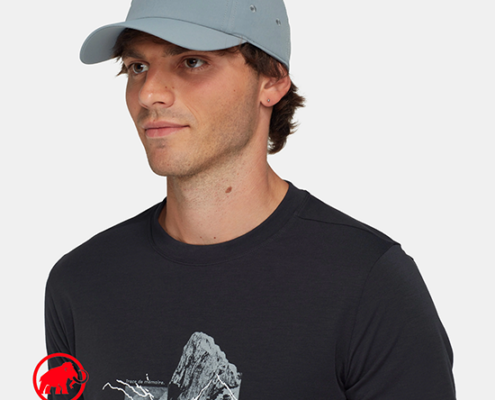 MAMMUT-1191-01671-SUN PEAK CAP-CASQUETTE-00789 STRATA-GRIS
