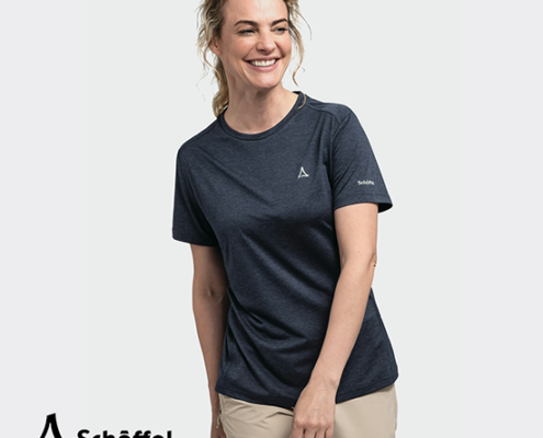 SCHOFFEL-13531-CIRC TEE-SHIRT TAURON L-TEE SHIRT-FEMME-8820 NAVY-BLEU