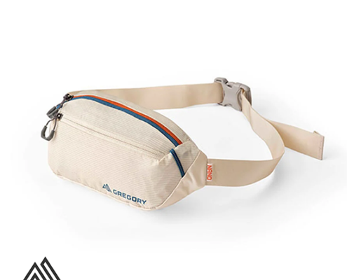 GREGORY-153063-NANO WAISTPACK MINI 3-SAC BANANE 3L-A545 CHALK WHITE-BLANC