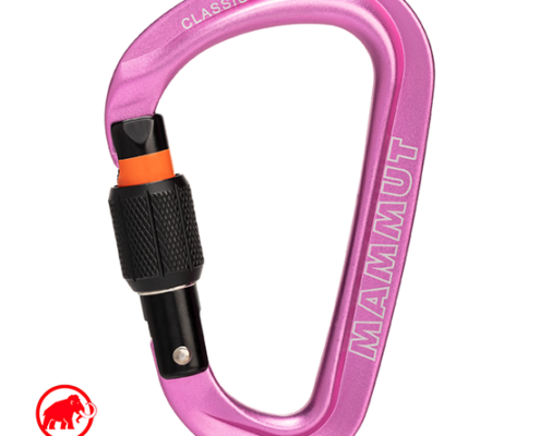 MAMMUT-2040-02470-CLASSIC HMS SCREWGATE CARABINER-MOUSQUETON-15274 PINK-ROSE