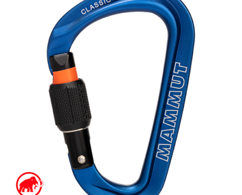 MAMMUT-2040-02470-CLASSIC HMS SCREWGATE CARABINER-MOUSQUETON-1550 GATE BLUE-BLEU
