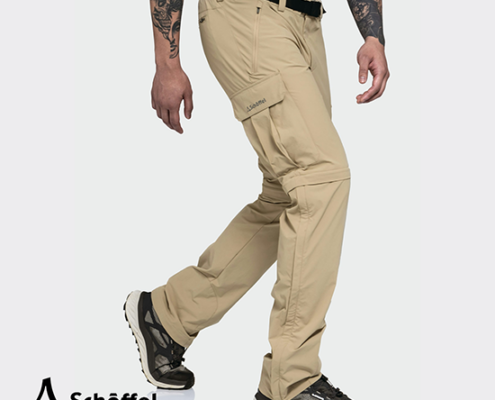 SCHOFFEL-22839C-PANTS KYOTO 3 COURT-PANTALON DE RANDONNÉE-HOMME-4705-BEIGE