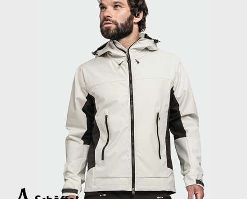 SCHOFFEL-23989-MOUNTAIN SOFTSHELL JACKET STYLE BLAUEIS-VESTE SOFTSHELL-HOMME-9040-BLANC