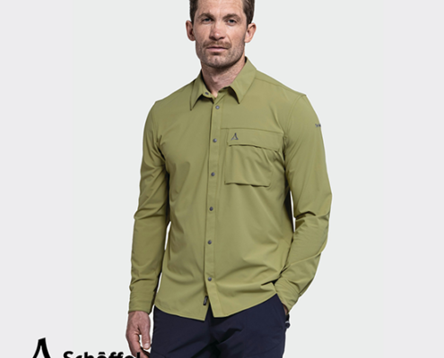 SCHOFFEL-24028-HIKKING SHIRT STYLE DUNAJEC-CHEMISE-HOMME-4605-VERT