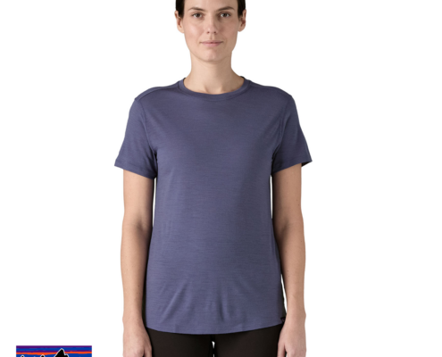 PATAGONIA-44580-W'S CAP COOL MERINO TEE-SHIRT FEMME-SLPU SOLSTICE PURPLE-VIOLET
