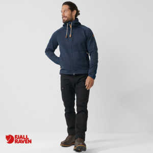 FJALL RAVEN-82252-OVIK FLEECE HOODIE-VESTE POLAIRE-HOMME-560 NAVY-MARINE