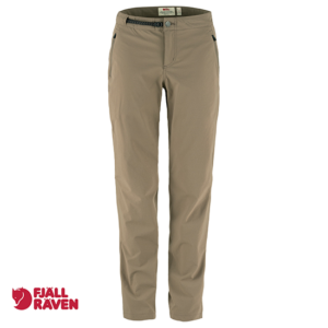 FJALL RAVEN-87091-HIGH COAST TRAIL TROUSERS-PANTALON DE RANDONNÉE-FEMME-244 SUEDE BROWN-MARRON