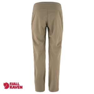 FJALL RAVEN-87091-HIGH COAST TRAIL TROUSERS-PANTALON DE RANDONNÉE-FEMME-244 SUEDE BROWN-MARRON-ARRIERE