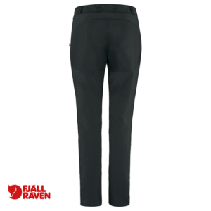 FJALL RAVEN-89827-ABISKO MIDSUMMER TROUSERS-PANTALON DE RANDONNÉE-FEMME-550 BLACK-NOIR-ARRIERE