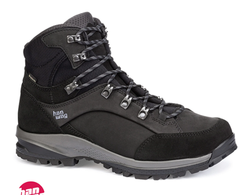 HAN WAG-H203100-BA,KS EXTRA GTX-CHAUSSURES DE RANDONNÉE-HOMME-012064 BLACK ASPLHALT-NOIR