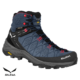 SALEWA-61383-ALP TRAINER II MID GRX-CHAUSSURES DE RANDONNÉE-FEMME-JAVA BLUE FLUO CORAL-BLEU