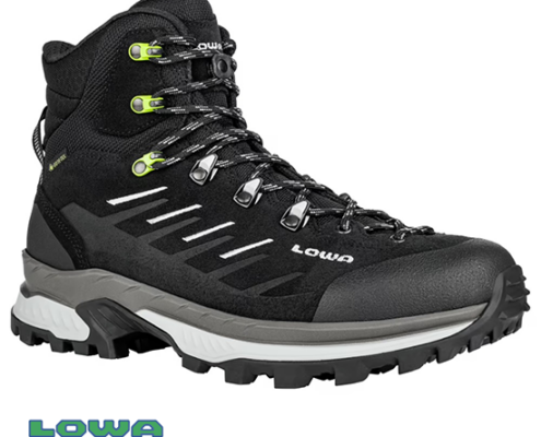 LOWA-L211770-RANDIR GTX MID-CHAUSSURES DE RANDONNÉE-HOMME-9930 BLACK GREY-NOIR
