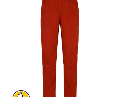 LA SPORTIVA-ZACP031R12R14-PUEBLO PANT M-PANTALON D'ESCALADE-HOMME-SAFFRON GOJI-ROUGE
