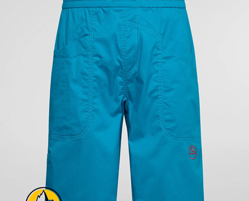LA SPORTIVA-ZACS025B14R22-BLEAUSER SHORT M-SHORT D'ESCALADE-HOMME-TROPIC BLUE-BLEU