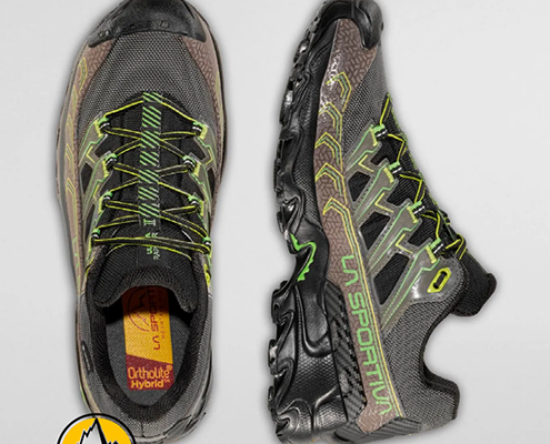 LA SPORTIVA-ZFHS054G17E24-ULTRA RAPTOR II GTX-CHAUSSURES DE RANDONNÉE-HOMME-METAL FLASH-VERT