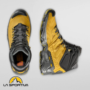LA SPORTIVA-ZFHS096E32E26-ULTRA RAPTOR II MID LEATHER GTX-CHAUSSURES DE RANDONNÉE-HOMME-SAVANNA ALPINE-JAUNE