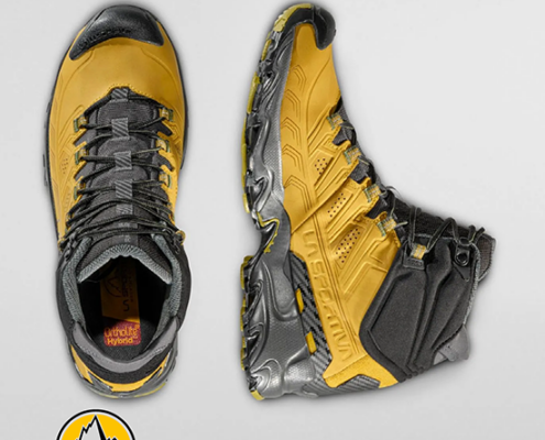 LA SPORTIVA-ZFHS096E32E26-ULTRA RAPTOR II MID LEATHER GTX-CHAUSSURES DE RANDONNÉE-HOMME-SAVANNA ALPINE-JAUNE