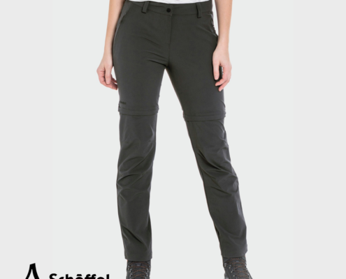 SCHOFFEL-12343-ASCONA ZIP OFF-PANTALON DEZIPPABLE-FEMME-9830-GRIS-FACE