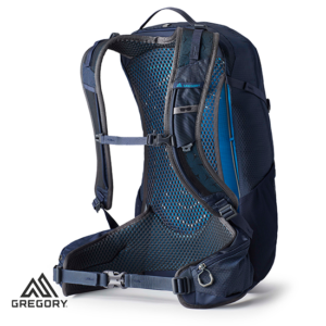 GREGORY-141308-7416 OZONE BLACK-CITRO 24-SAC À DOS. DE RANDONNÉE-9968 VOLT BLUE-BLEU-DOS