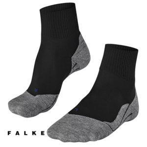 FALKE-16127-TK5 WANDER COOL SHORT-CHAUSSETTES BASSES-HOMME-3010 BLACK-MIX-NOIR