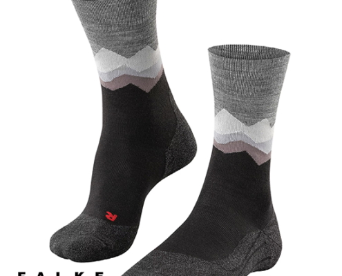 FALKE-16193-TK2 CREST-CHAUSSETTES DE RANDONNÉE HOMME-3003 BLACK-NOIR