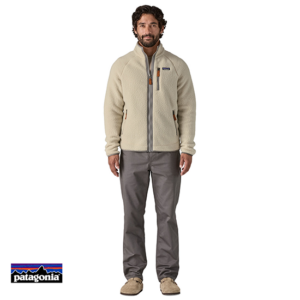 PATAGONIA-22801-RETRO POLAIRE ZIP HOMME-PLCN PELICAN-BEIGE