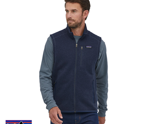 PATAGONIA-25882-M'S BETTER SWEATER FLEECE VEST-VESTE POLAIRE SANS MANCHE-HOMME-NENA NEW NAVY-MARINE-FACE