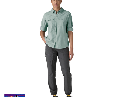 PATAGONIA-41830-W'S LONG SLEEVE SELF GUIDED SUN SHIRT-CHEMISE-FEMME-TMBL THERMAL BLUE-BLEU
