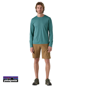 PATAGONIA-45180-M'S LONGSLEEVED CAP COOL DAILY-TEE SHIRT MANCHES LONGUES-HOMME-WTLX WETLAND BLUE LIGHT WETLAND BLUE X DYE-BLEU