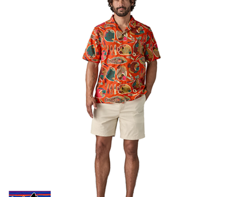 PATAGONIA-52567-M'S SHORT SLEEVED TIDAL THREADS SHIRT-CHEMISE MANCHES COURTES-WRPO-ORANGE