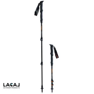 LACAL-FH-01-008-CARBON STICK LIGHT-BÂTONS DE MARCHE ORANGE