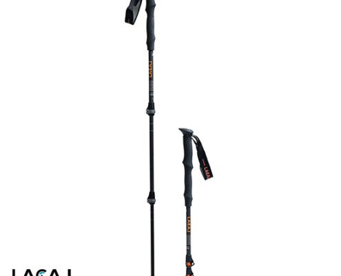 LACAL-FH-01-008-CARBON STICK LIGHT-BÂTONS DE MARCHE ORANGE