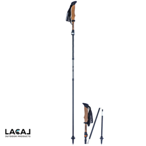 LACAL OUTDOOR-FT-06-220-TRAVEL STICK COMPACT-BÂTONS DE RANDONNÉE