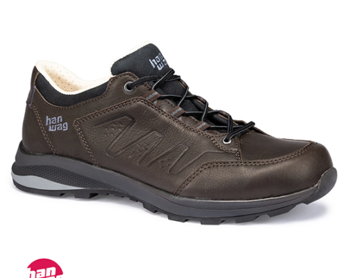 HAN WAG-H400910-TRAVI LOW SF-CHAUSSURES DE RANDONNÉ-HOMME-032012 CHESNUT BLACK-MARRON