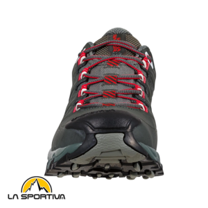 LA SPORTIVA-ZFHS132G15R-ULTRA RAPTOR II WIDE GTX WOMAN-CHAUSSURES DE RANDONNÉE-FEMME-CHARCOAL LOLLIPOP-VERT-FACE
