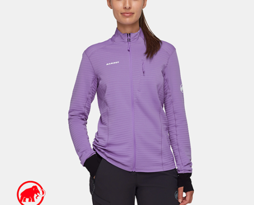 MAMMUT-1014-04560-TAISS LIGHT ML JACKET-VESTE POLAIRE-FEMME-6441 LAVANDIN BLACK-VIOLET