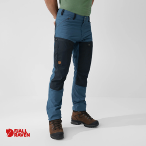 FJALL RAVEN-81152-ABISKO MIDSUMMER LONG-PANTALON DE RANDONNÉE-HOMME-534-555 INDIGO BLUE DARK NAVY-BLEU-FACE