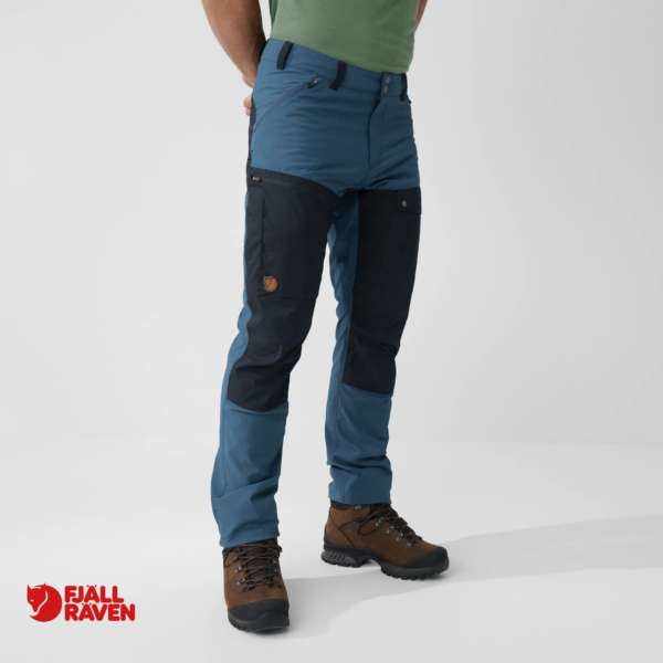 FJALL RAVEN-81152-ABISKO MIDSUMMER LONG-PANTALON DE RANDONNÉE-HOMME-534-555 INDIGO BLUE DARK NAVY-BLEU-FACE