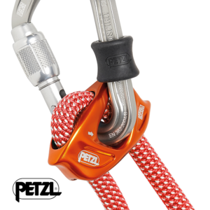 PETZL-L035BA00-LONGE DUAL CONNECT-ROUGE-BAGUE DE MAINTIEN