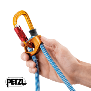 PETZL-L035CA00-LONGE DUAL CONNECT ADJUST-BLEU-PRISE EN MAIN
