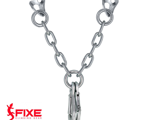 FIXE-V52212-RELAIS V + 2 MOUSQUETONS DRACO + PLAQUETTES