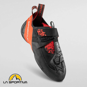 LA SPORTIVA-ZFCS005K00R11-SKWAMA-CHAUSSONS D'ESCALADE-HOMME-BLACK POPPY-NOIR
