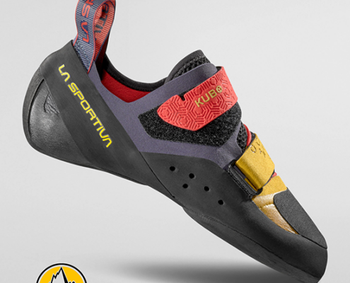 LA SPORTIVA-ZFCS024E32R24-KUBO-CHAUSSONS D'ESCALADE-SAVANNA MOUNTAIN RED-