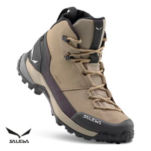 SALEWA-61460-PUEZ LEATHER MID PTX W-CHAUSSURES DE RANDONNÉE-FEMME-QUICKSAND-BEIGE-VUE