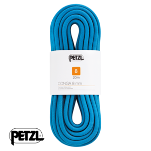PETZL-R42AB020-CONGA 8.0 MM X 20M-CORDE-BLEU
