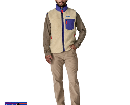 PATAGONIA-23049-M'S CLASSIC RETRO X VEST-POLAIRE SANS MANCHE-HOMME-DNAT DARK NATURAL-BEIGE