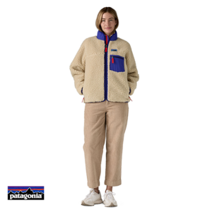 PATAGONIA-23075-W'S CLASSIC RETRO X JACKET-VESTE POLAIRE-FEMME-DNAT DARK NATURAL-BEIGE