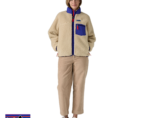 PATAGONIA-23075-W'S CLASSIC RETRO X JACKET-VESTE POLAIRE-FEMME-DNAT DARK NATURAL-BEIGE